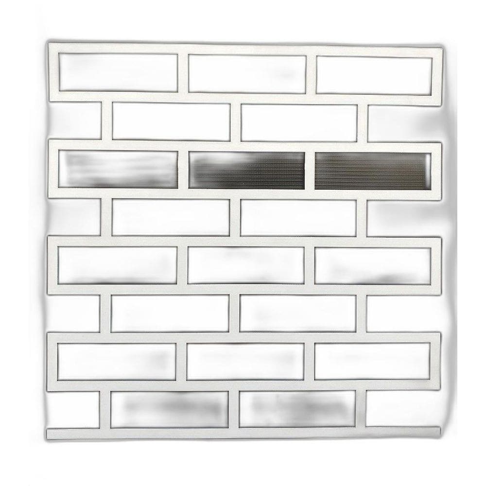 Stencil Pintura Modelo Tijolinho Gabarito Revestimento