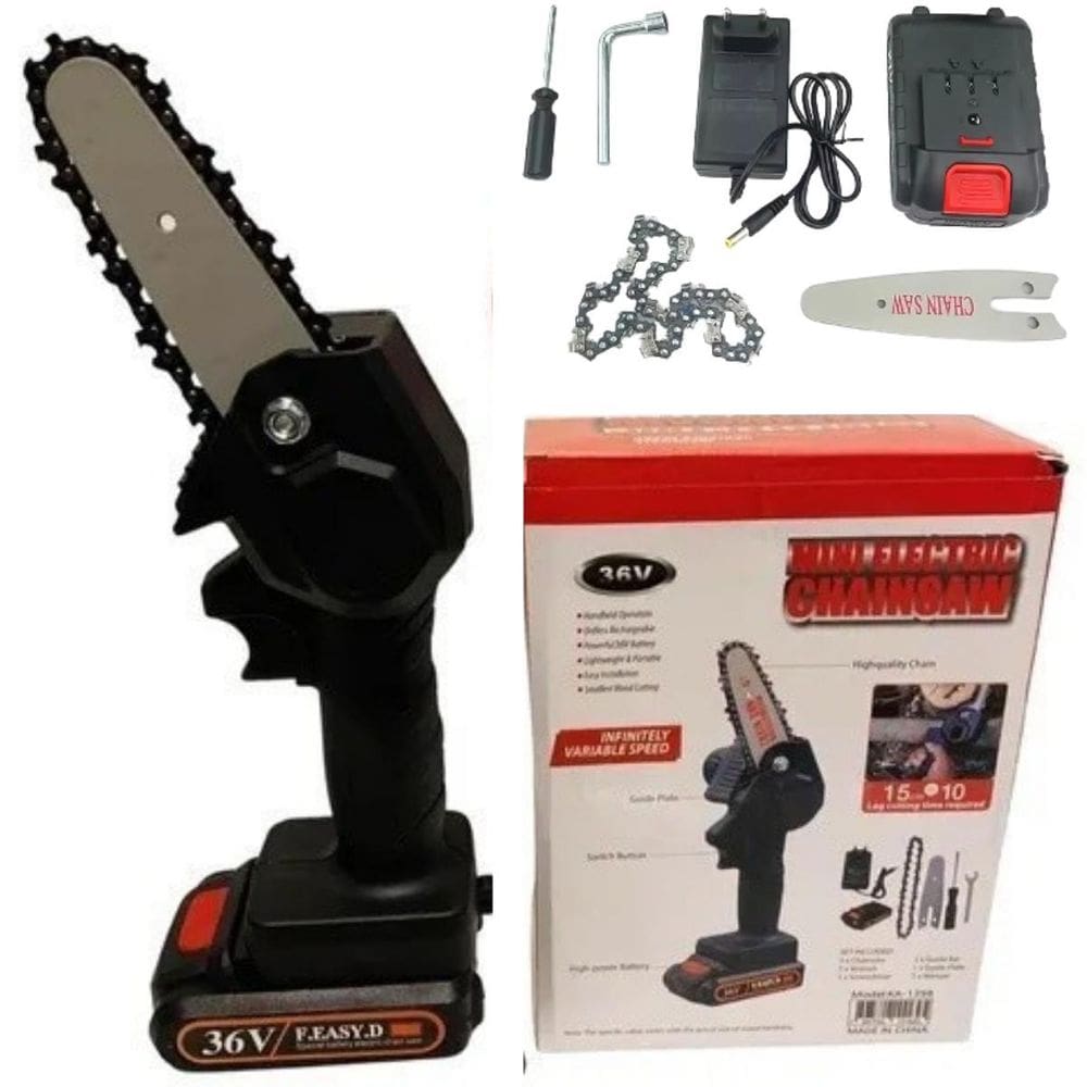 Serra Elétrica Compacta Com Carregador Bivolt