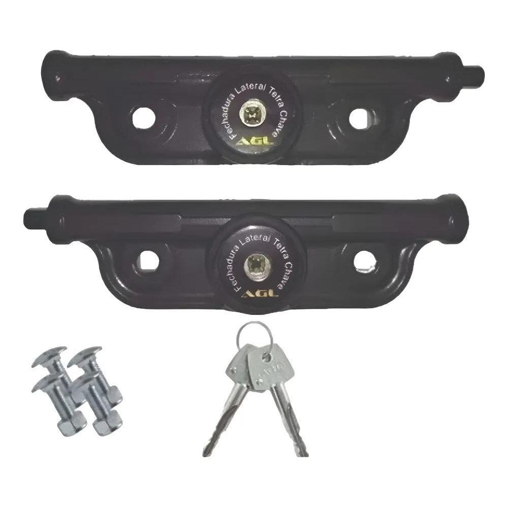 Fechadura Para Porta Basculante Agl Porta Aço Trava Lateral