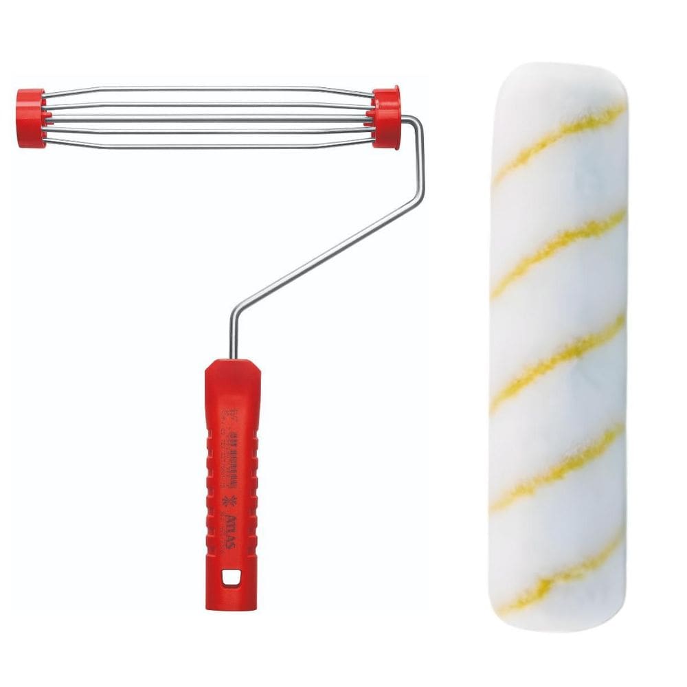 Rolo Antigota 23Cm + Suporte Garfo Gaiola 23Cm Sem Rosca