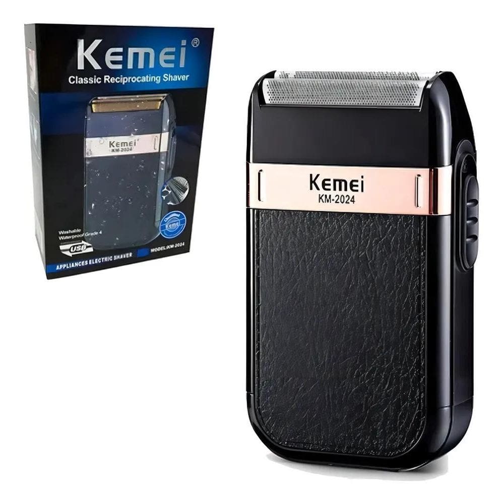 2X Kemei Shaver Máquina De Acabamento Km-2024 Bivolt