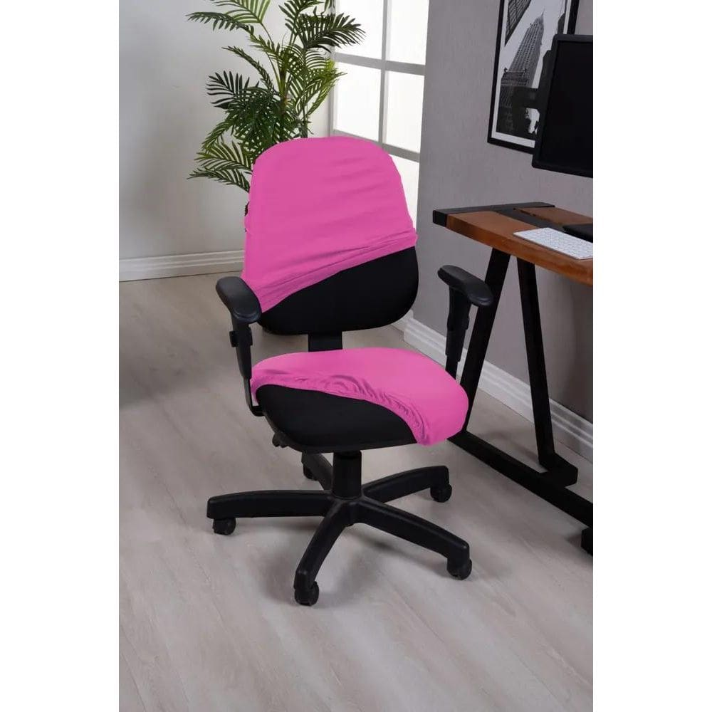 2X Capa De Cadeira Giratória Escritório Executiva Ajustável