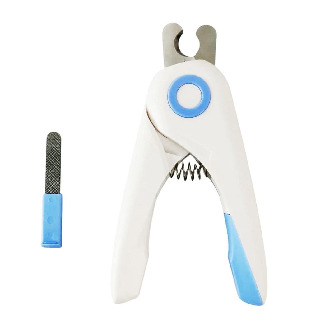 Cortador De Unha Pet Alicate Com Luz Led Lixa Cães E Gatos