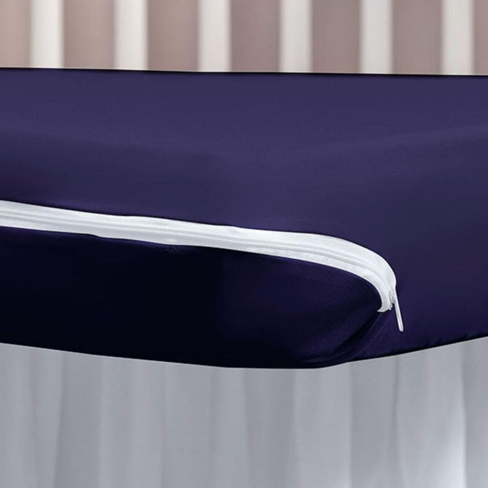 Capa Colchão Berço Malha Gel Lisa Zíper Conforto Proteção