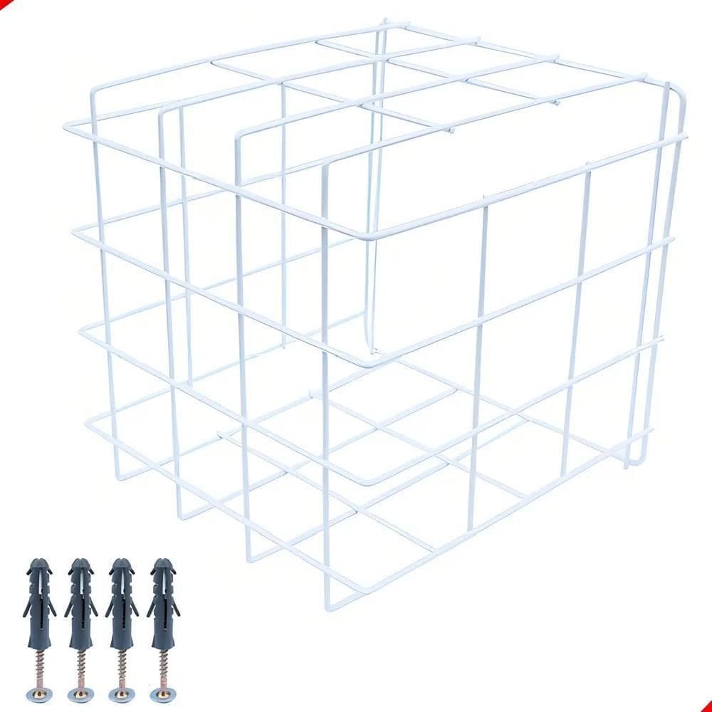 2X Grade Proteção Câmera Wifi Tipo Gaiola Aramada Cor Branco
