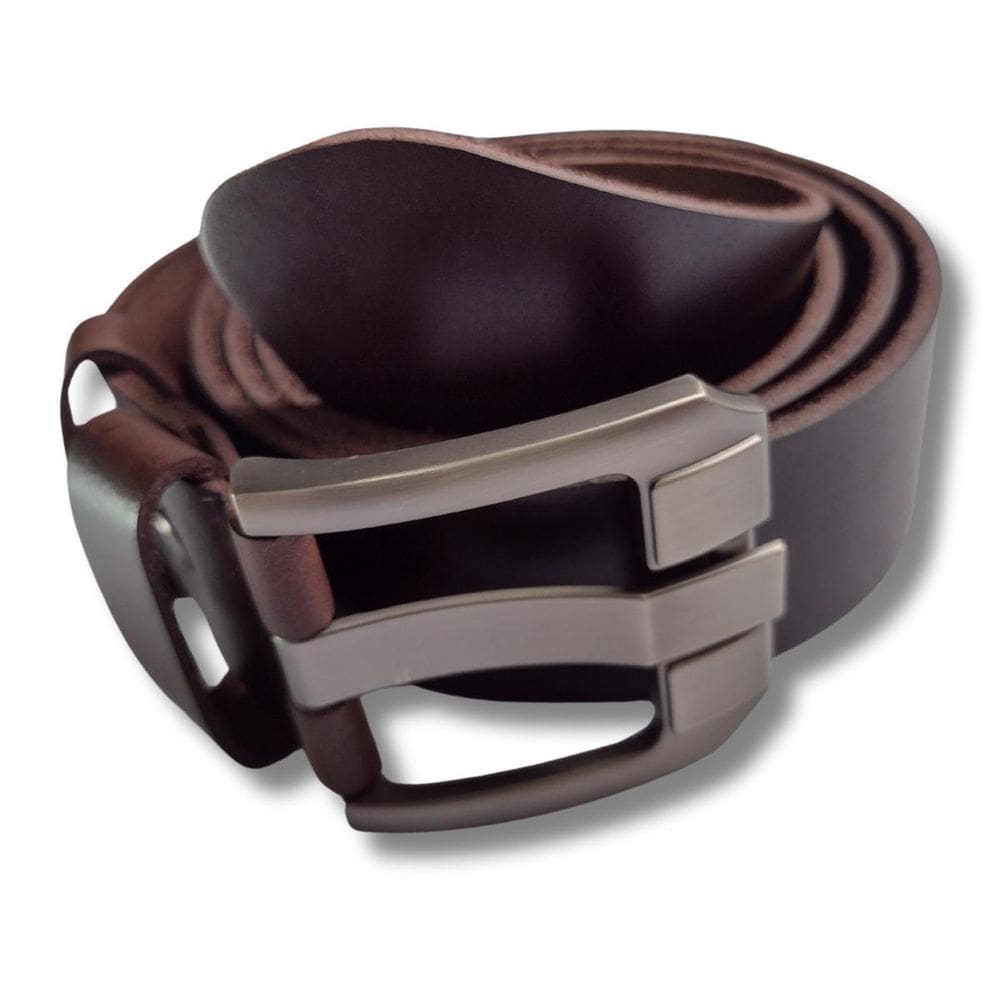 Cinto 100% Couro Masculino Fivela Quadrada Arizona.