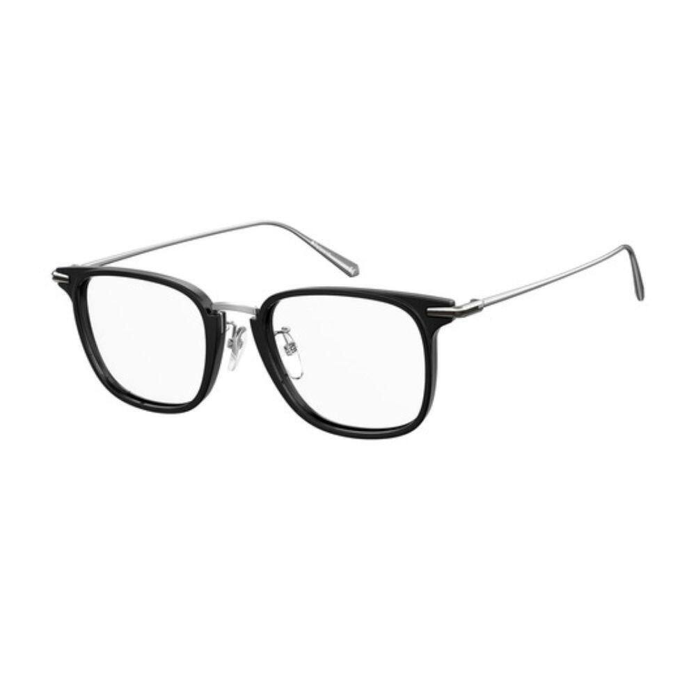 Óculos Armação Polaroid Pld D384/G Bsc Unisex Quadrado Preto