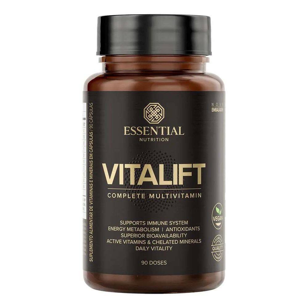 2X Vitalift - Polivitamínico - Essential Nutrition - 90 Caps