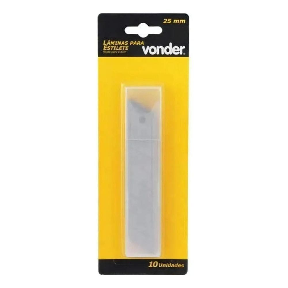 2X Kit 10 Laminas Para Estilete De 25Mm Vonder