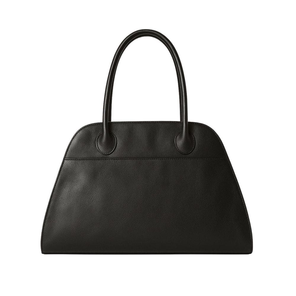 Bolsa de Couro Ombro Glamour Bee - Preto