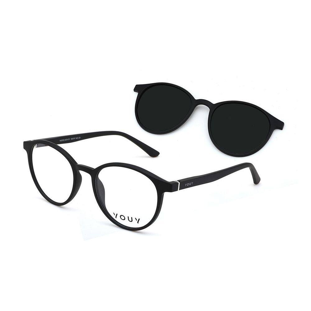 Armação De Óculos Youy Y6002A1451 Preto Fosco