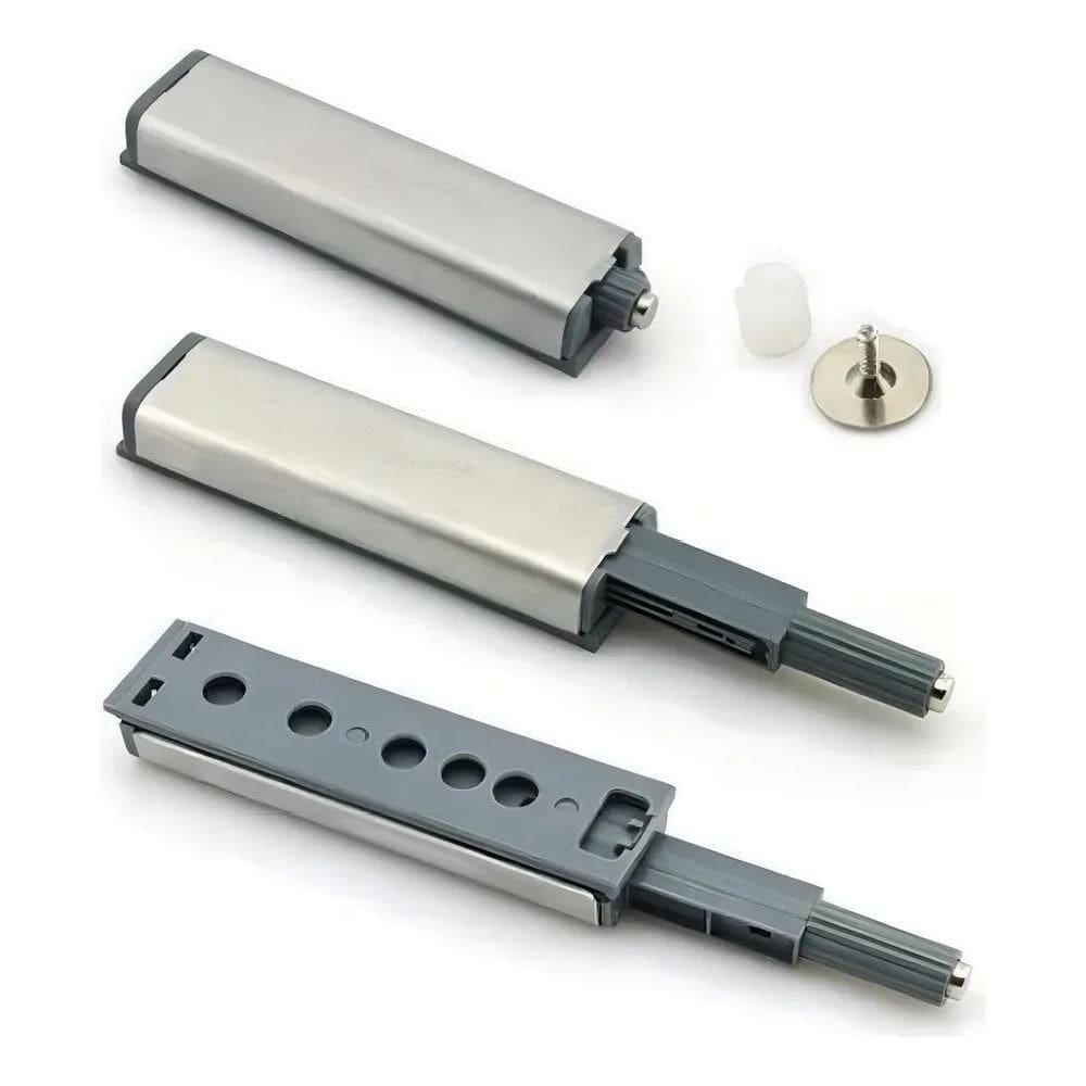 2X Kit 2 Fechos Toque Magnético Metálico Tip-On Sobrepor Móv