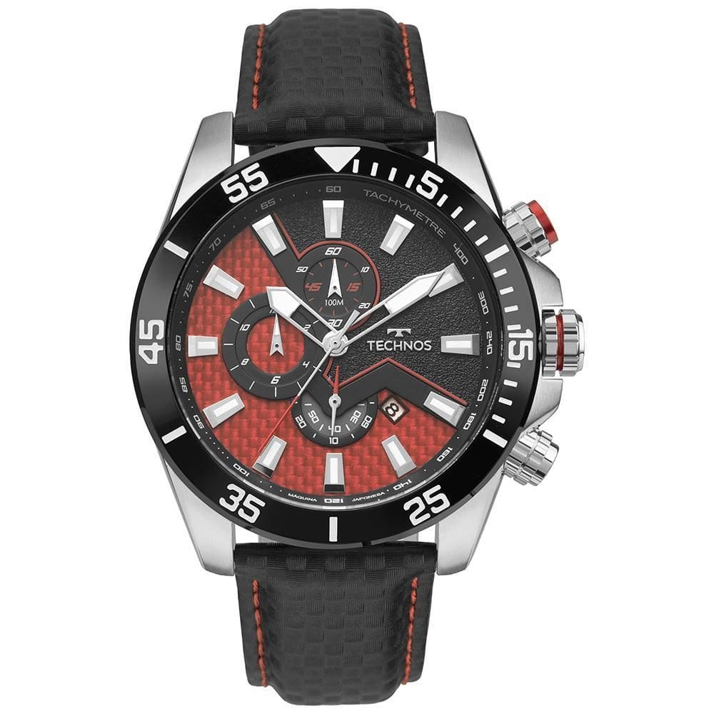Relógio Technos Masculino Ts Carbon Prata Os1Abv/0R