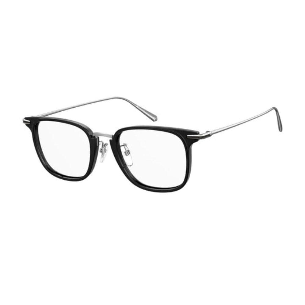 Óculos Armação Polaroid Pld D384/G Bsc Unisex Quadrado Preto