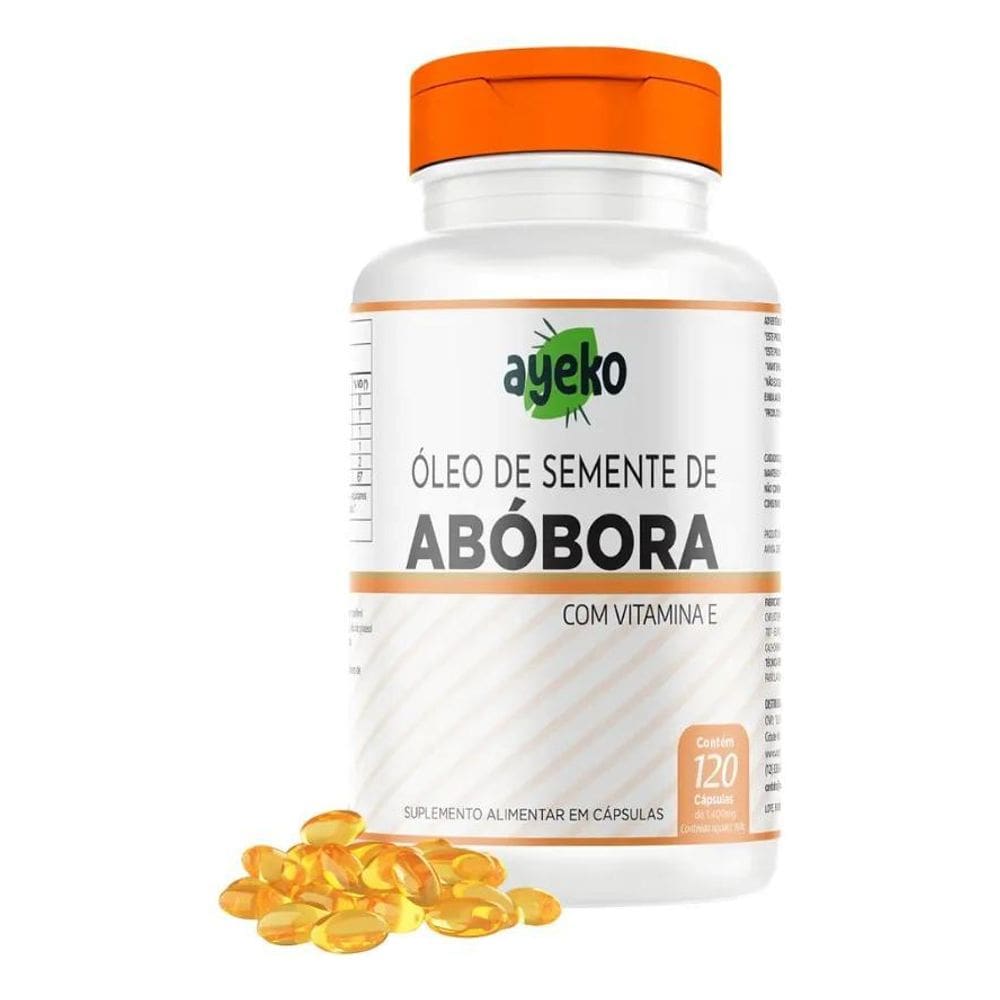 2X Óleo De Semente De Abóbora + Vitamina E 120Caps