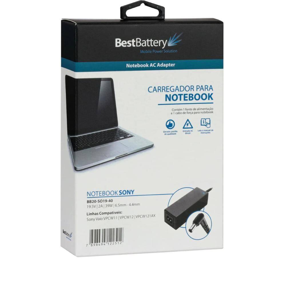 Fonte p/ Notebook Sony Vaio BB20-SO19-B