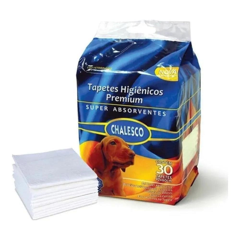 2X Chalesco Premium Tapete Higiênico Absorvente Para Cães 30