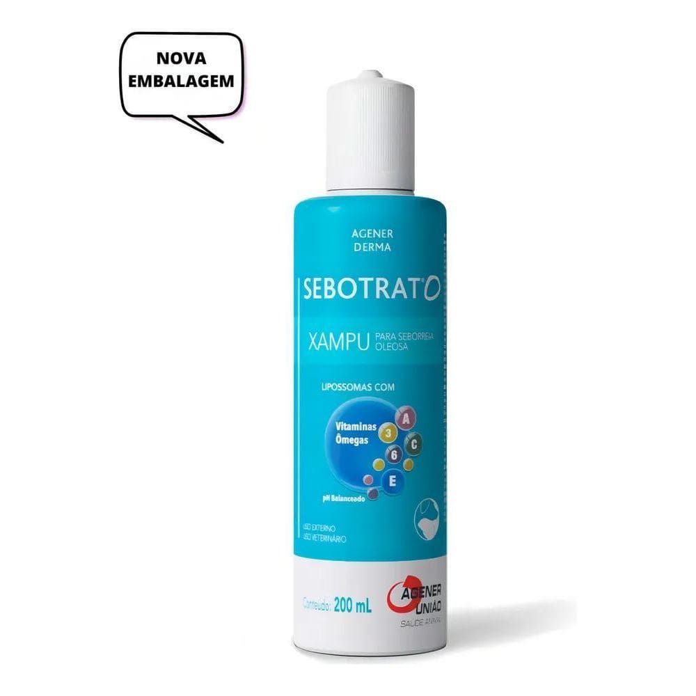 2X Sebotrat O Shampoo Tratamento Seborreia Oleosa Em Cães 20
