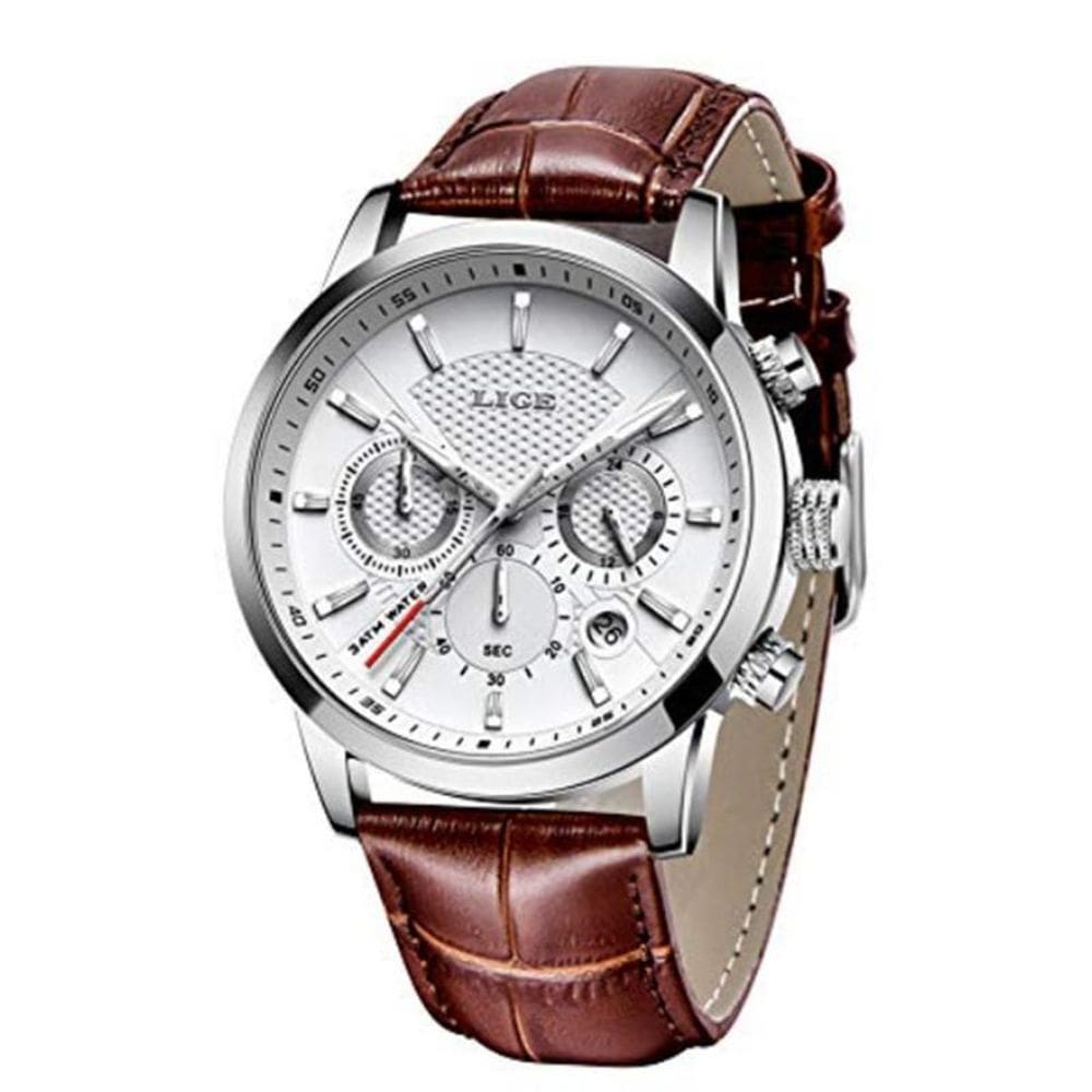 Relógio Masculino Lige Quartz Luxo Casual Fashion Resistente