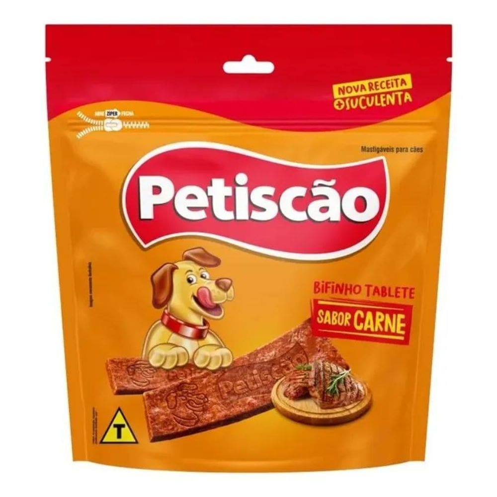 2X Petiscão Bifinhos Mastigáveis Para Cães Adultos Sabor Car