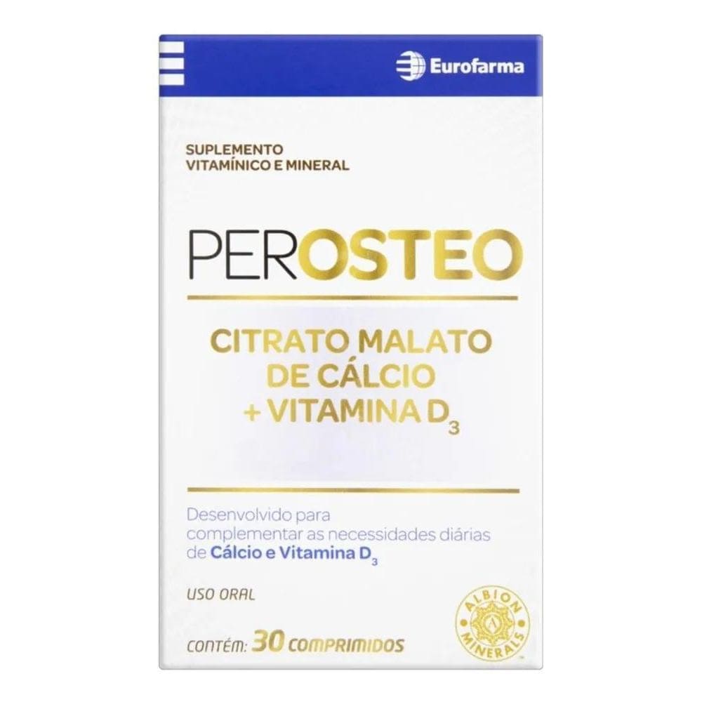 2X Perosteo Suplemento Vitamínico Mineral C/30