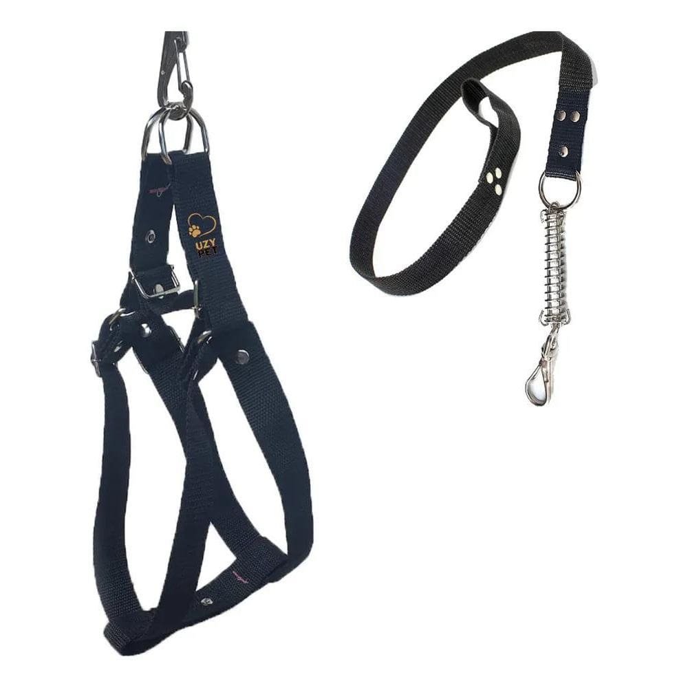 2X Guia Para Cães Coleira Peitoral Com Alça Reforçado Pit Bu