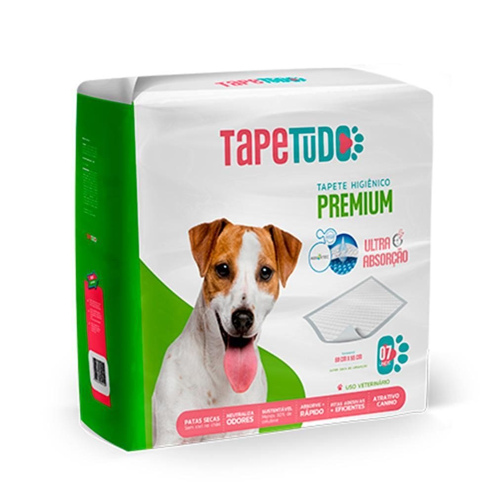 Tapete Higiênico Tapetudo Para Cães 60X55Cm 7 Unidades