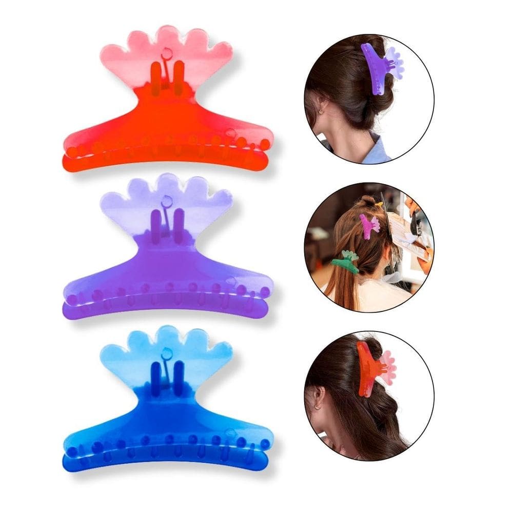 Kit 24 Presilha Colorida Sorriso Cabelo Pentear