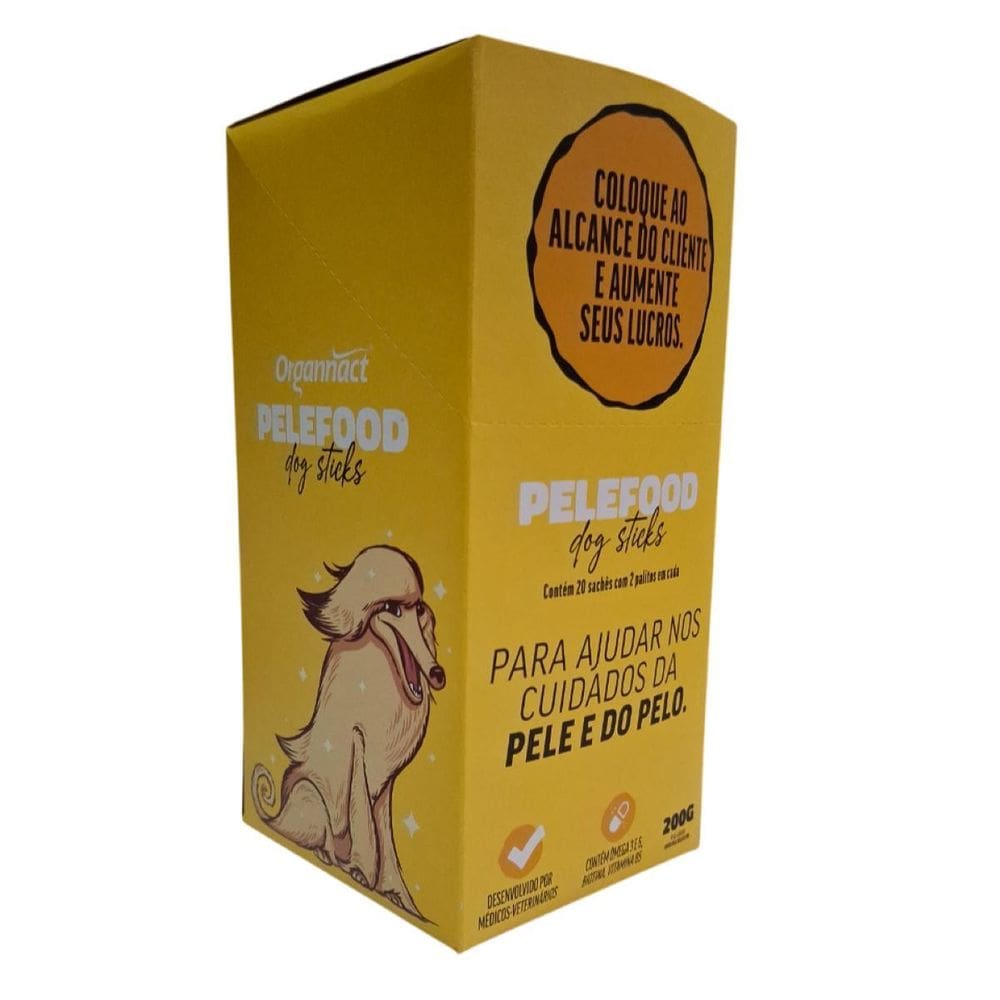 Suplemento Pelefood Dog Sticks 20X10G Display - Organnact