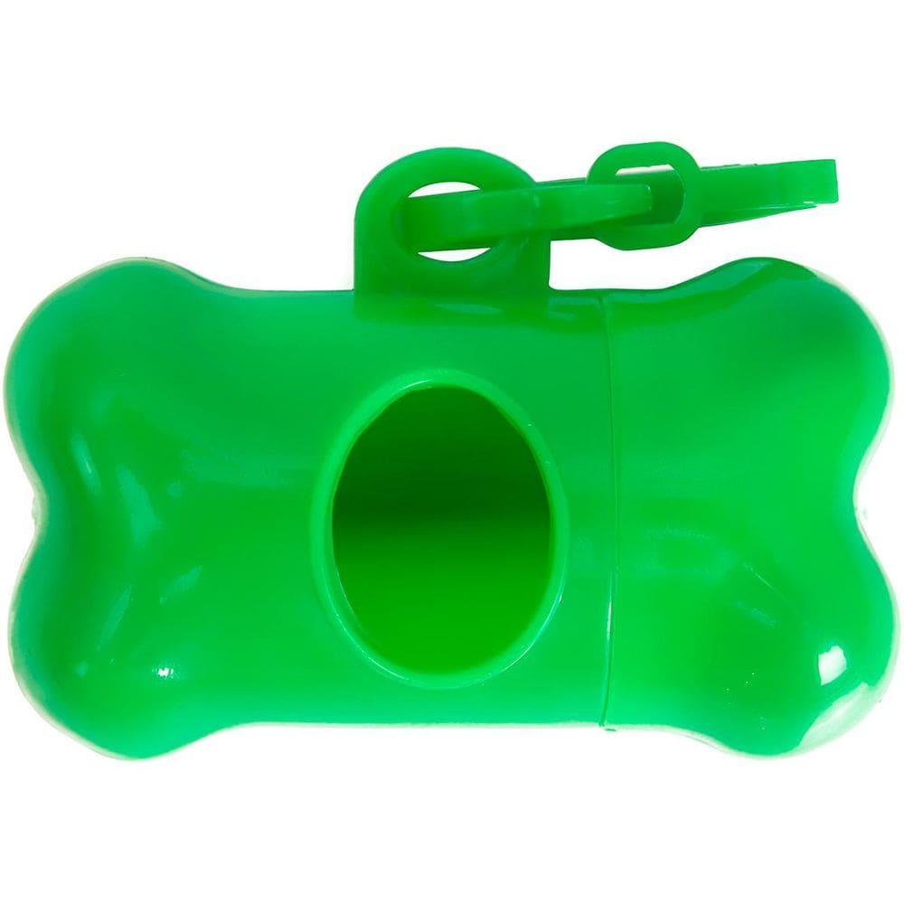 Coletor Higiênico Pet Com Suporte E Saquinho Verde Passeio