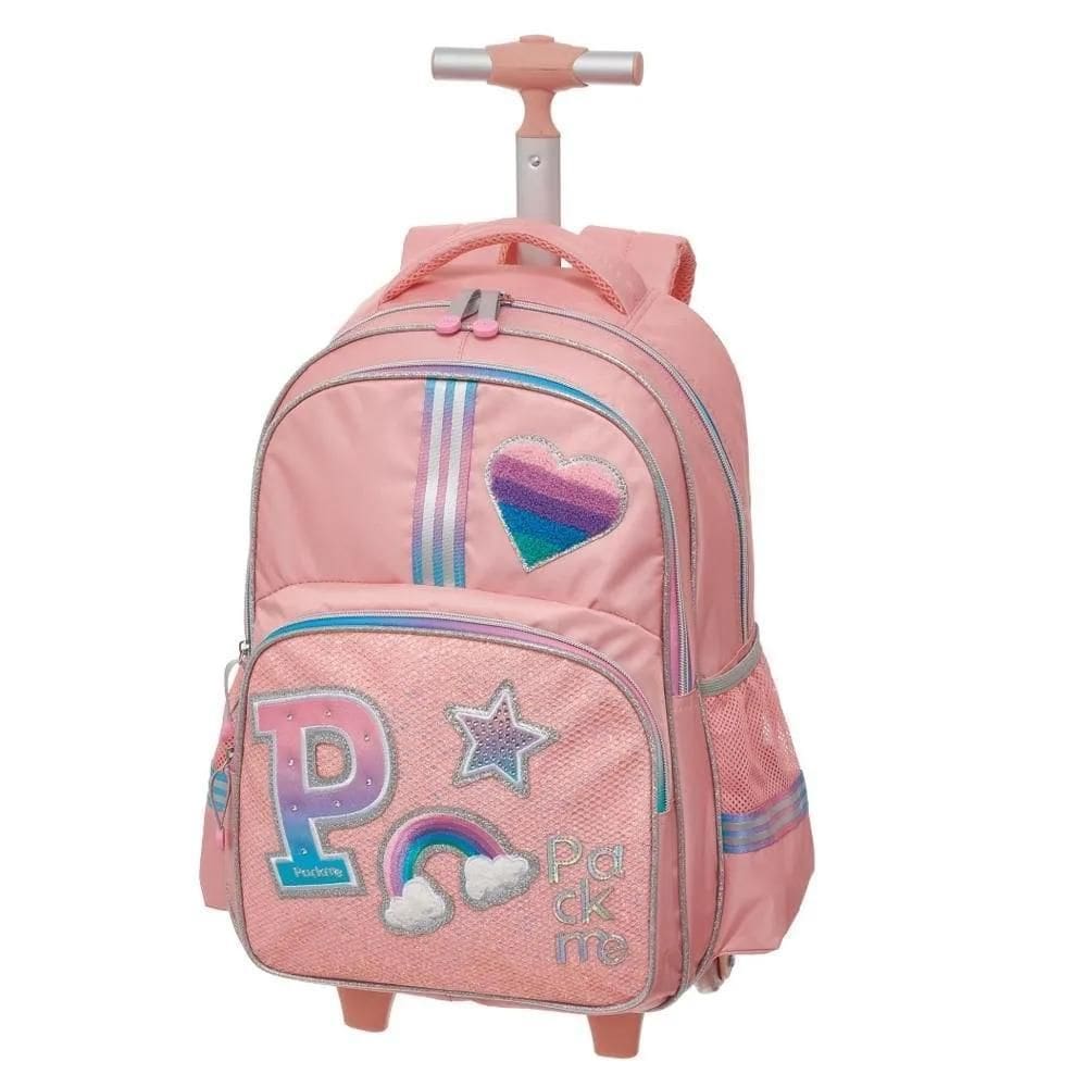 Mochila Pacific Com Carrinho Pack Me Emily Rosa