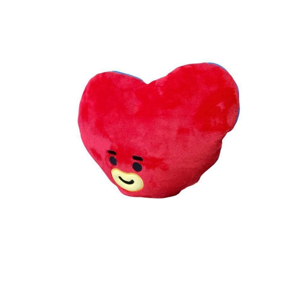 Manta Almofada Infantil Personagens Bt21 - Vermelha