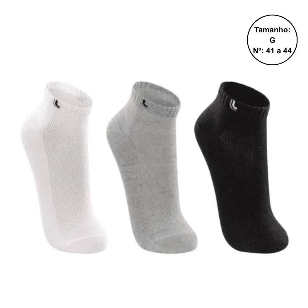 Kit 3 Pares Meias Lupo Cano Curto Unissex 03225