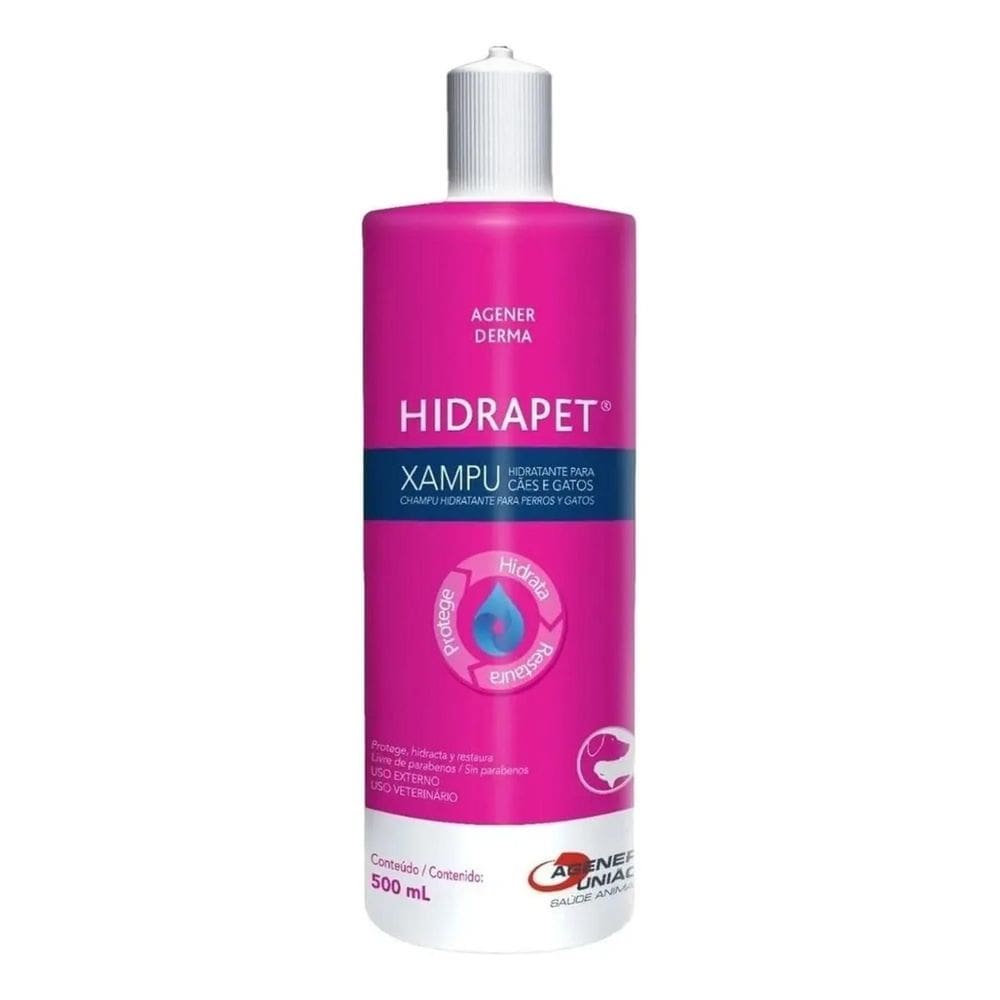 2X Hidrapet Xampu 500 Ml Dertmatológico - Agener