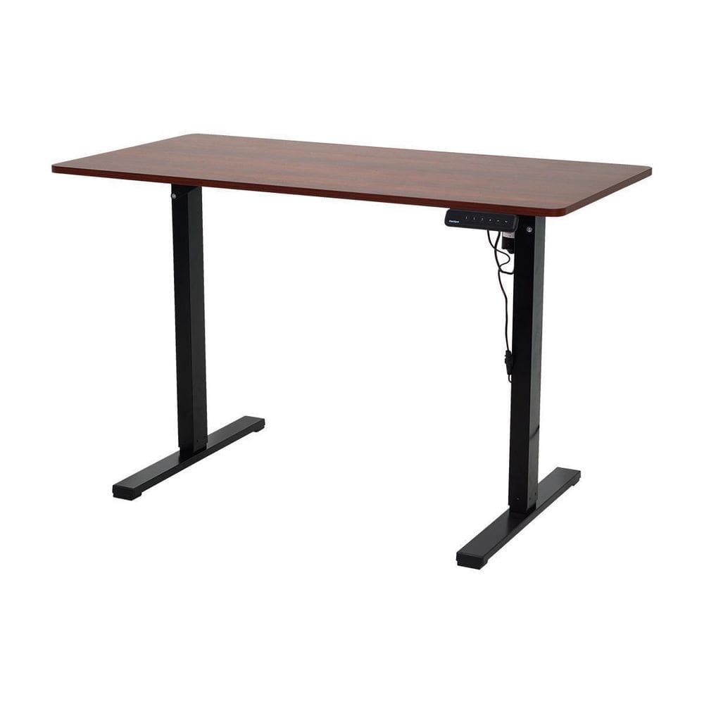 Mesa Altura Ajustavel Elétrica 120X60 Base Tampo Madeira