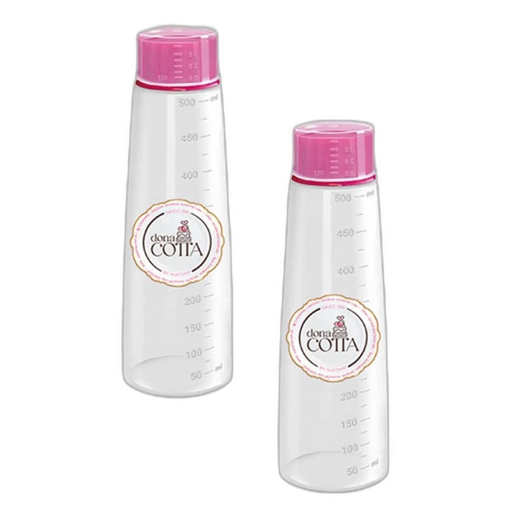 Kit 2 Bisnaga Para Bolos Umedecer Bolos 0,5 L Em Plástico