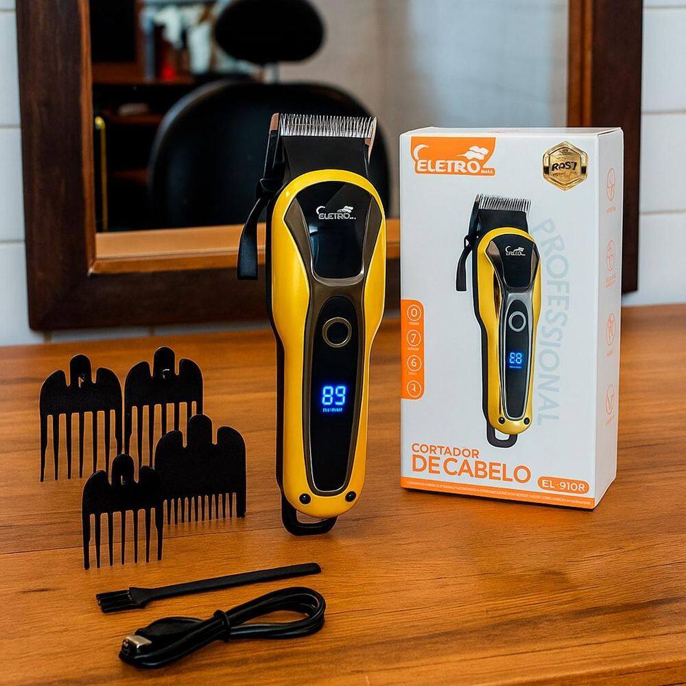 Cortador De Cabelo Com Acabamento Digital Profundo