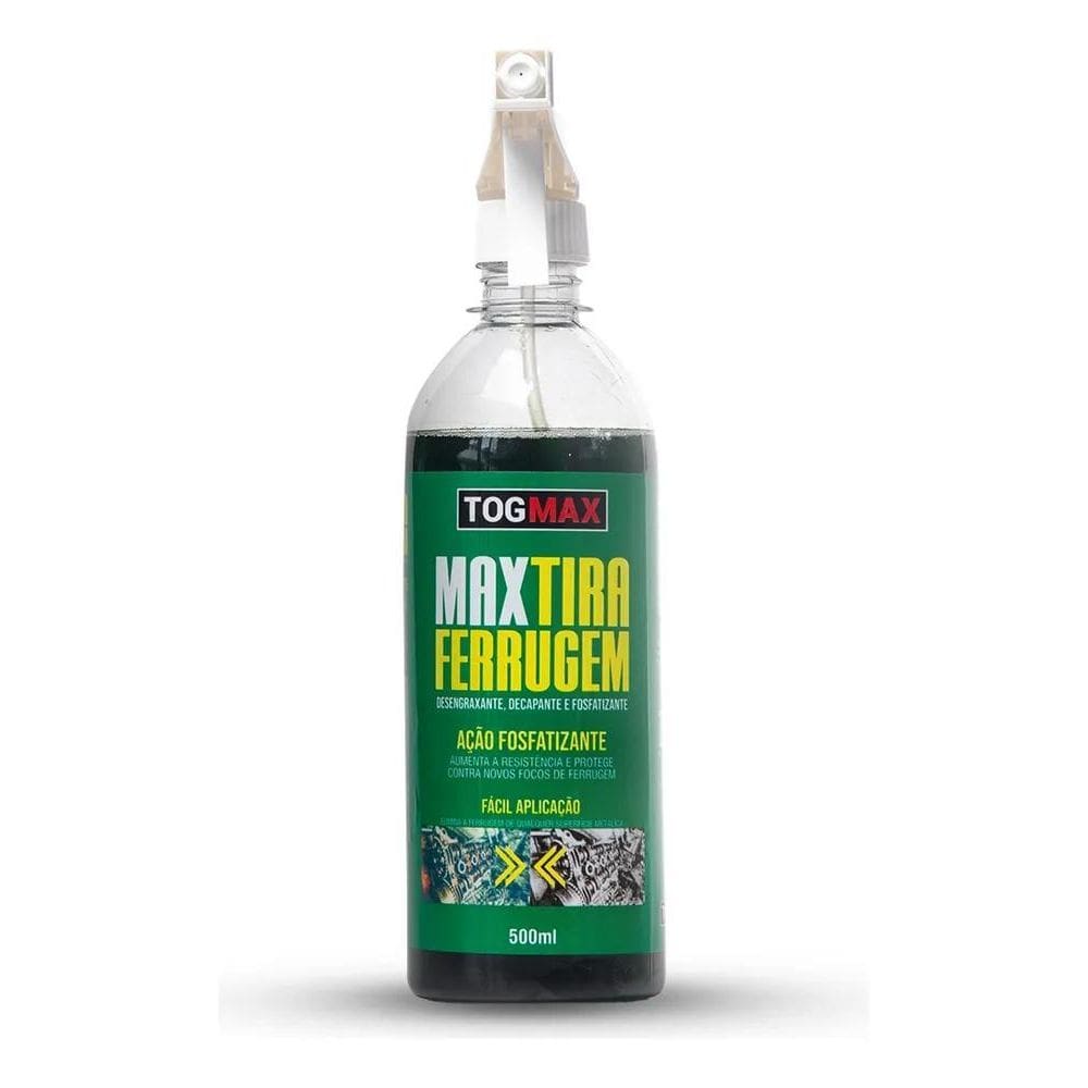 2X Tira Ferrugem 500Ml Removedor De Ferrugem De Ferro Metais