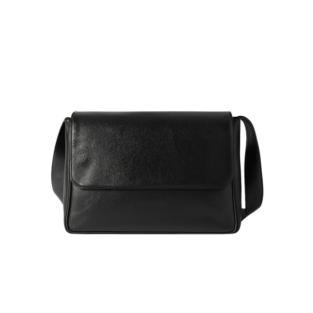 Bolsa Feminina Couro Atual Transversal 1528 - Preto