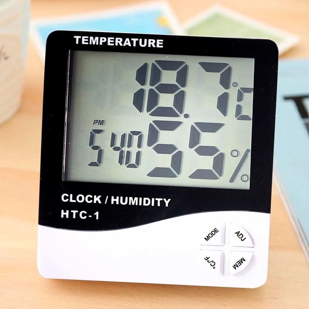 Higrômetro Digital Medidor De Umidade E Temperatura