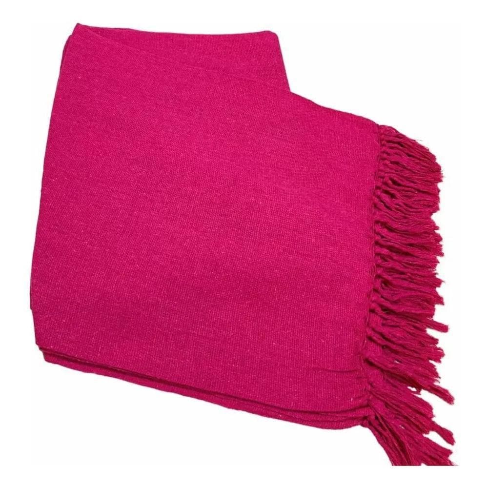 2X Naellartesanato Manta Para Sofá 2.40X1.80M Rosa Em Algodã