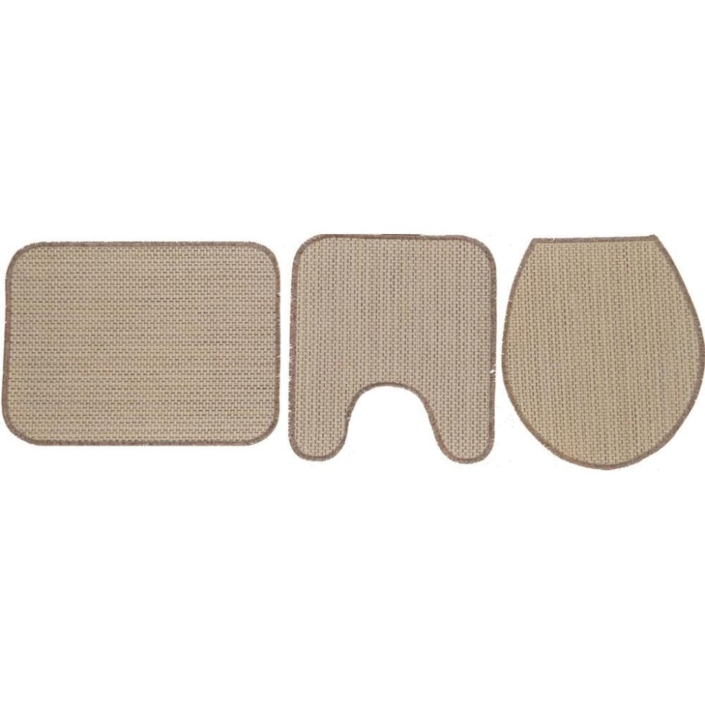 Jogo De Banheiro Artesanal Look Brinco De Princesa-A 3 Pecas