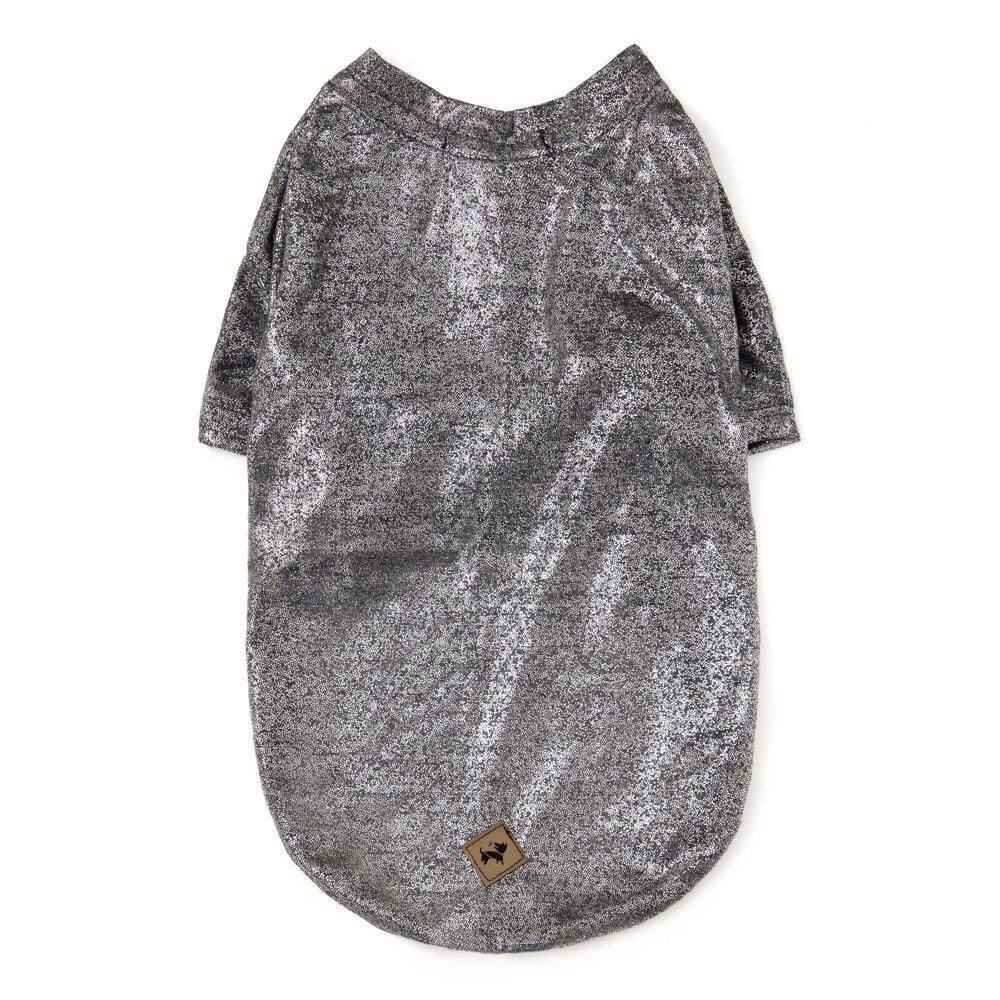 T-Shirt Gola V Shine Pet - Prata - 2Gg