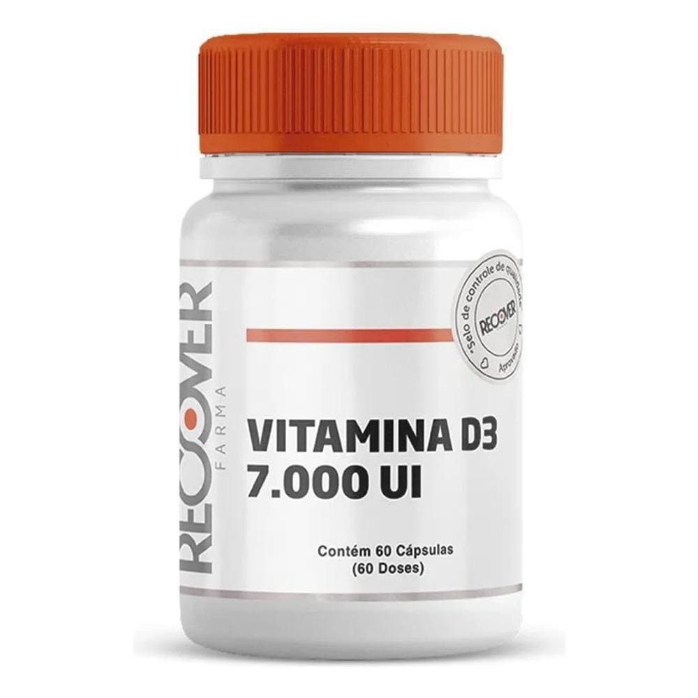2X Vitamina D3 7.000Ui - 60 Cápsulas Sabor Natural