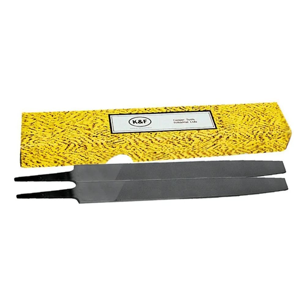 2X 2 Lima Chata 8 Polegadas Para Enxada K&F Fer