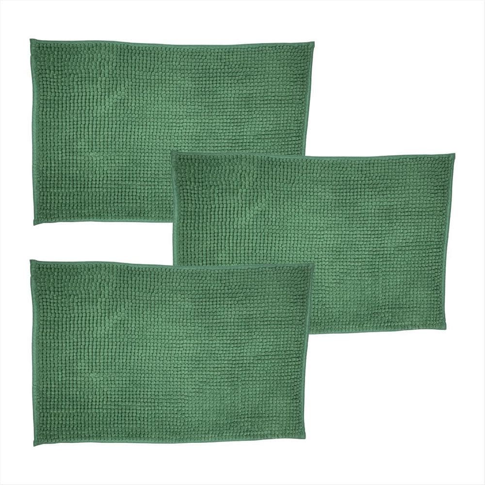 Kit 3 Tapetes Lavabo Antiderrapante Jogo Banheiro Bolinhas