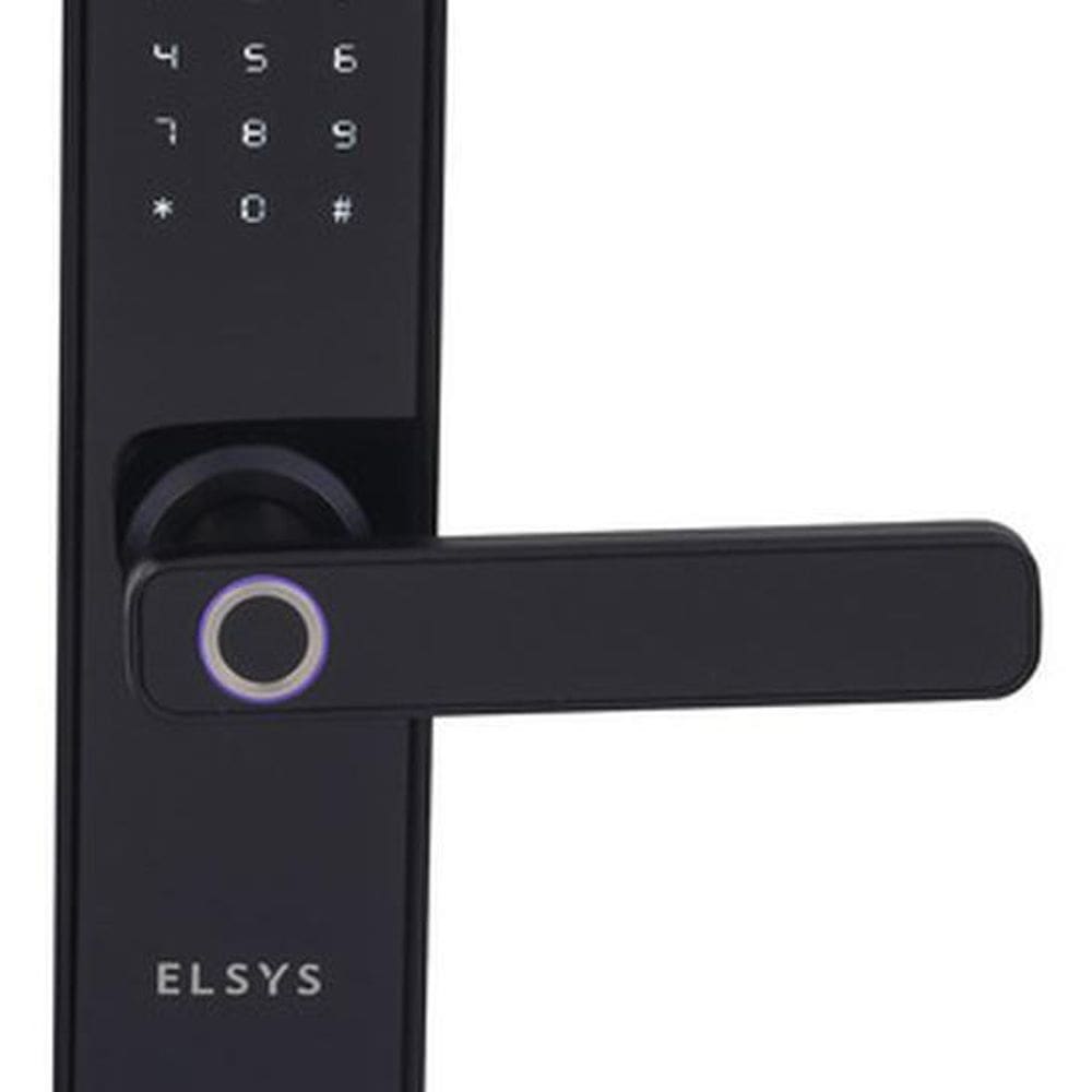 Fechadura Eletrônica Digital Wifi Biometria Cartão - Elsys