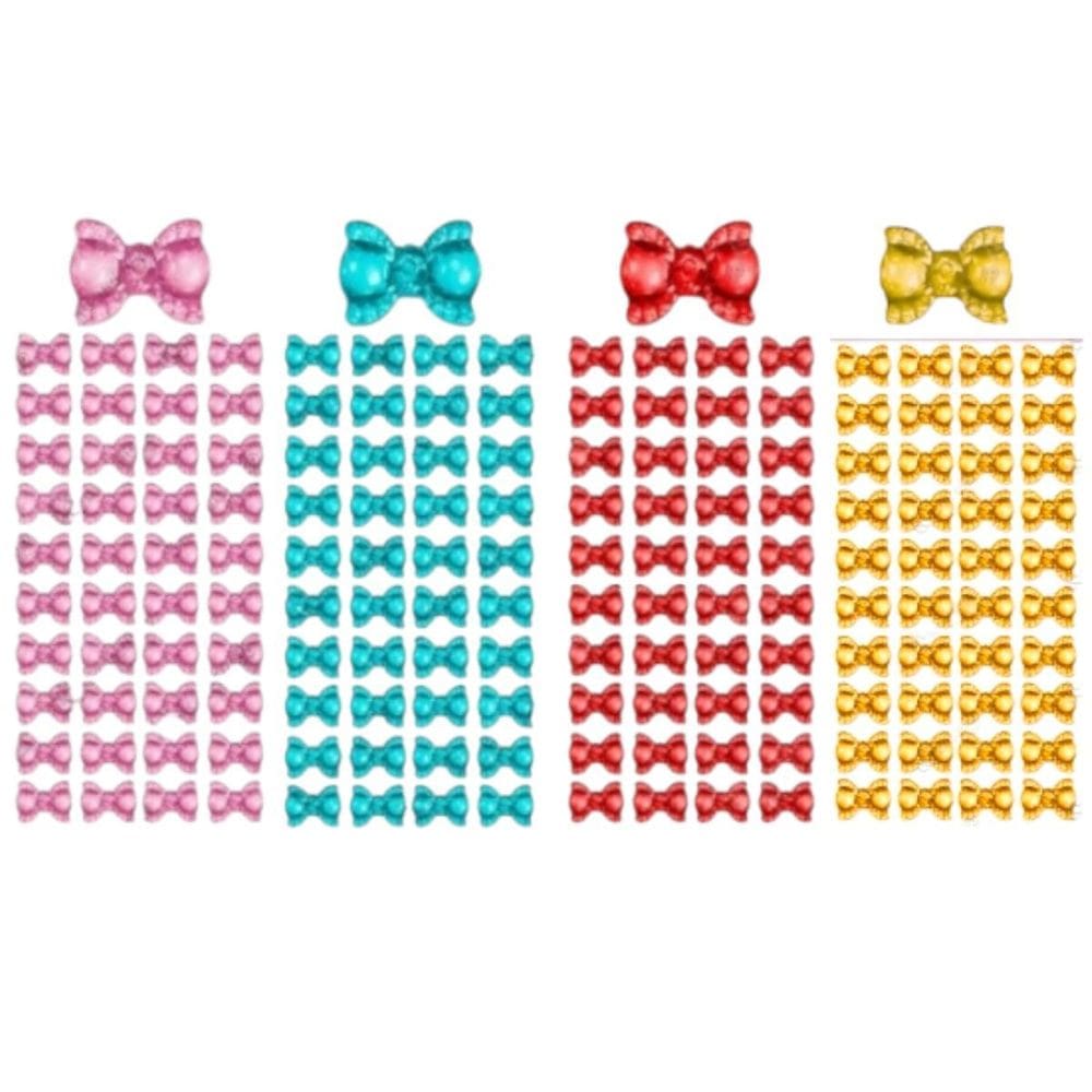 Adesivos Pet 56 Laços Para Cães E Gatos Laçinho 3D - Amarelo