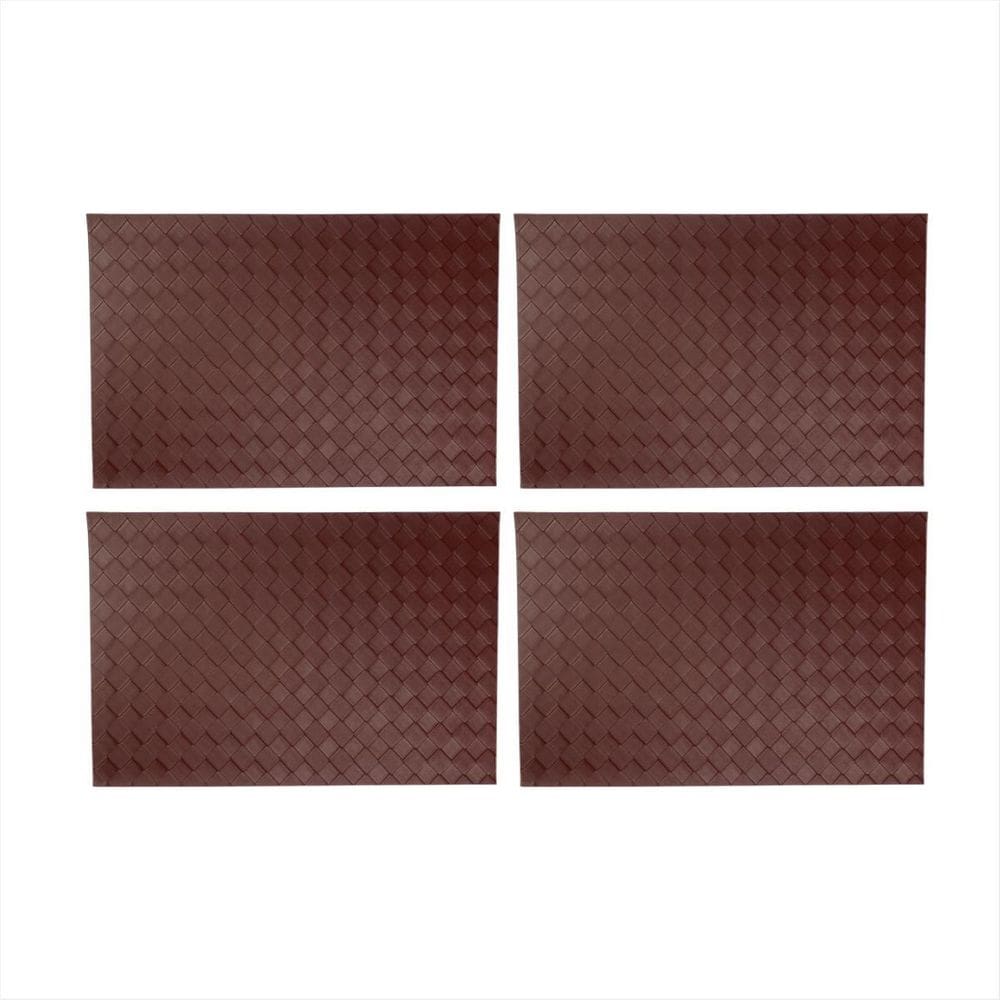 Kit Americano Mesa Jantar Apoio Prato Souspla Borgonha