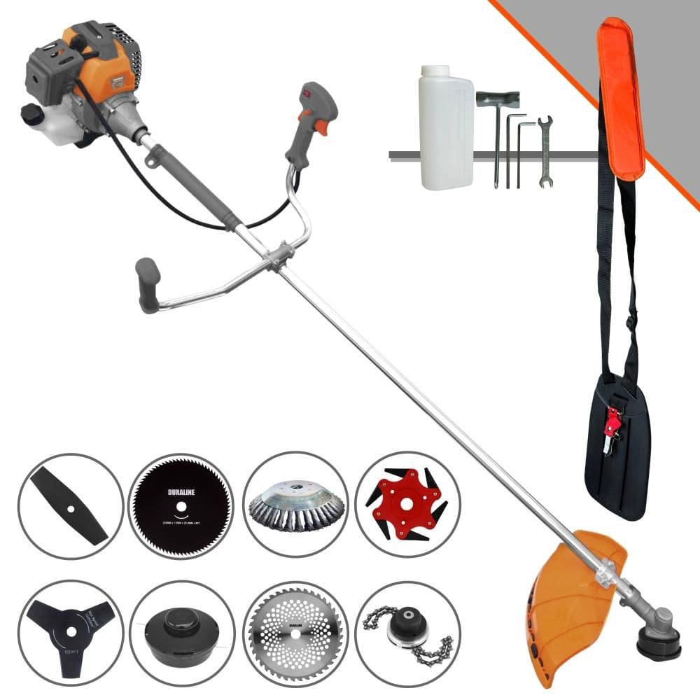 Roçadeira Multifunções Completa Tekna RL520P À Gasolina 2T 52cc 2HP Alta Rotação Ideal Para Todos os Tipos de Trabalhos Com 8 Opções de Cortes